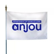 Drapeau du Conseil départemental de Maine-et-Loire en polyester