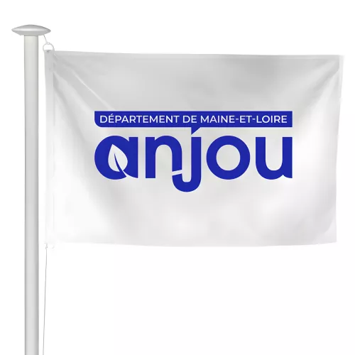 Pavillon du Conseil Départemental de Maine-et-Loire à hisser