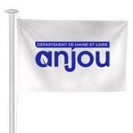 Pavillon du Conseil Départemental de Maine-et-Loire à hisser