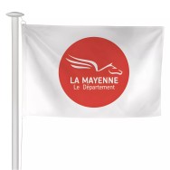 Pavillon du Conseil Départemental de Mayenne en polyester