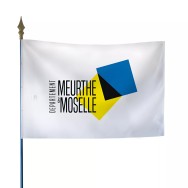 Drapeau du Conseil Départemental de Meurthe-et-Moselle en polyester