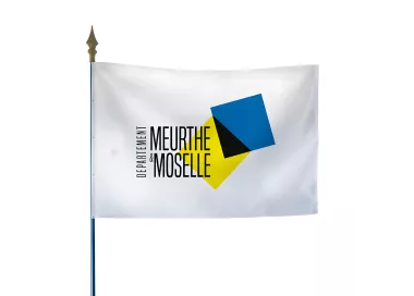 Drapeau du Conseil Départemental de Meurthe-et-Moselle en polyester