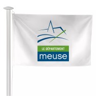Pavillon du Conseil Départemental de la Meuse en maille polyester