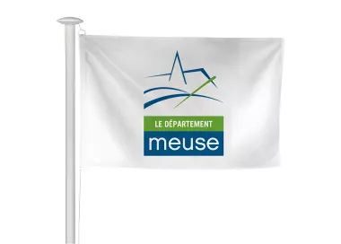 Pavillon du Conseil Départemental de la Meuse en maille polyester