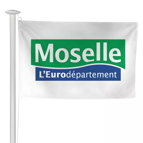 Pavillon du Conseil Départemental de la Moselle en maille polyester