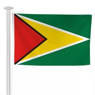 Pavillon du Guyana pour mât sans potence