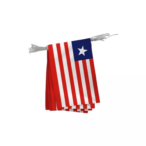 Guirlande du Liberia en polyester 20 x 30 cm