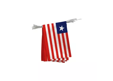 Guirlande du Liberia en polyester 20 x 30 cm