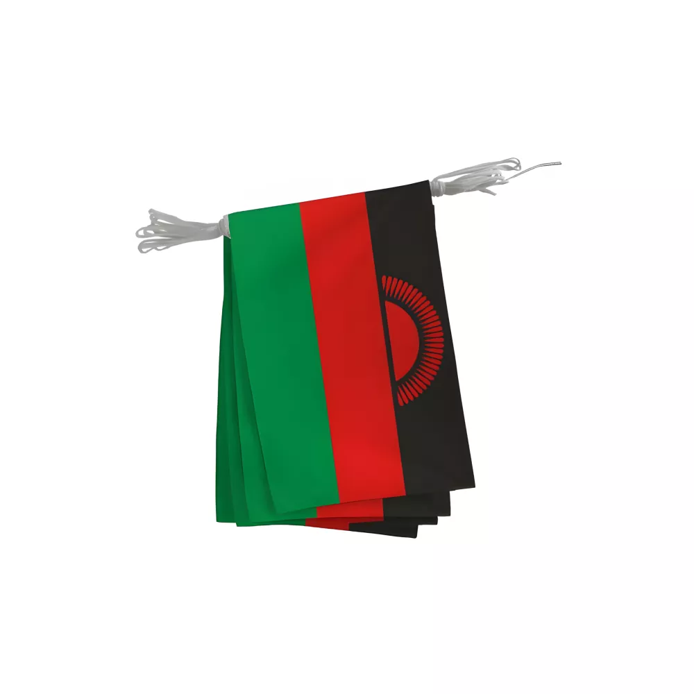 Guirlande du Malawi en maille polyester 115 g/m² Guirlande du Malawi en maille polyester 115 g/m²
