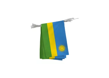 Guirlande du Rwanda en maille polyester, lot de 10