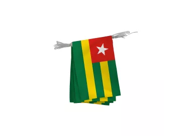 Guirlande du Togo en maille polyester 115 gr/m²