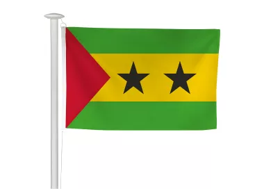 Pavillon Sao Tomé et Principe en polyester 115g/m²
