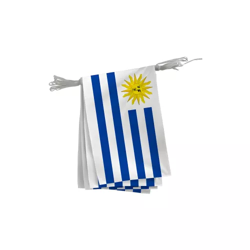 Guirlande Uruguay en maille polyester 20 x 30 cm