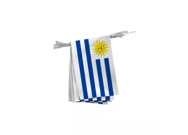 Guirlande Uruguay en maille polyester 20 x 30 cm
