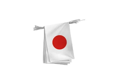 Guirlande Japon en maille polyester 20 x 30 cm
