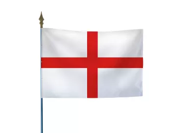Drapeau de l'Angleterre en maille polyester avec hampe