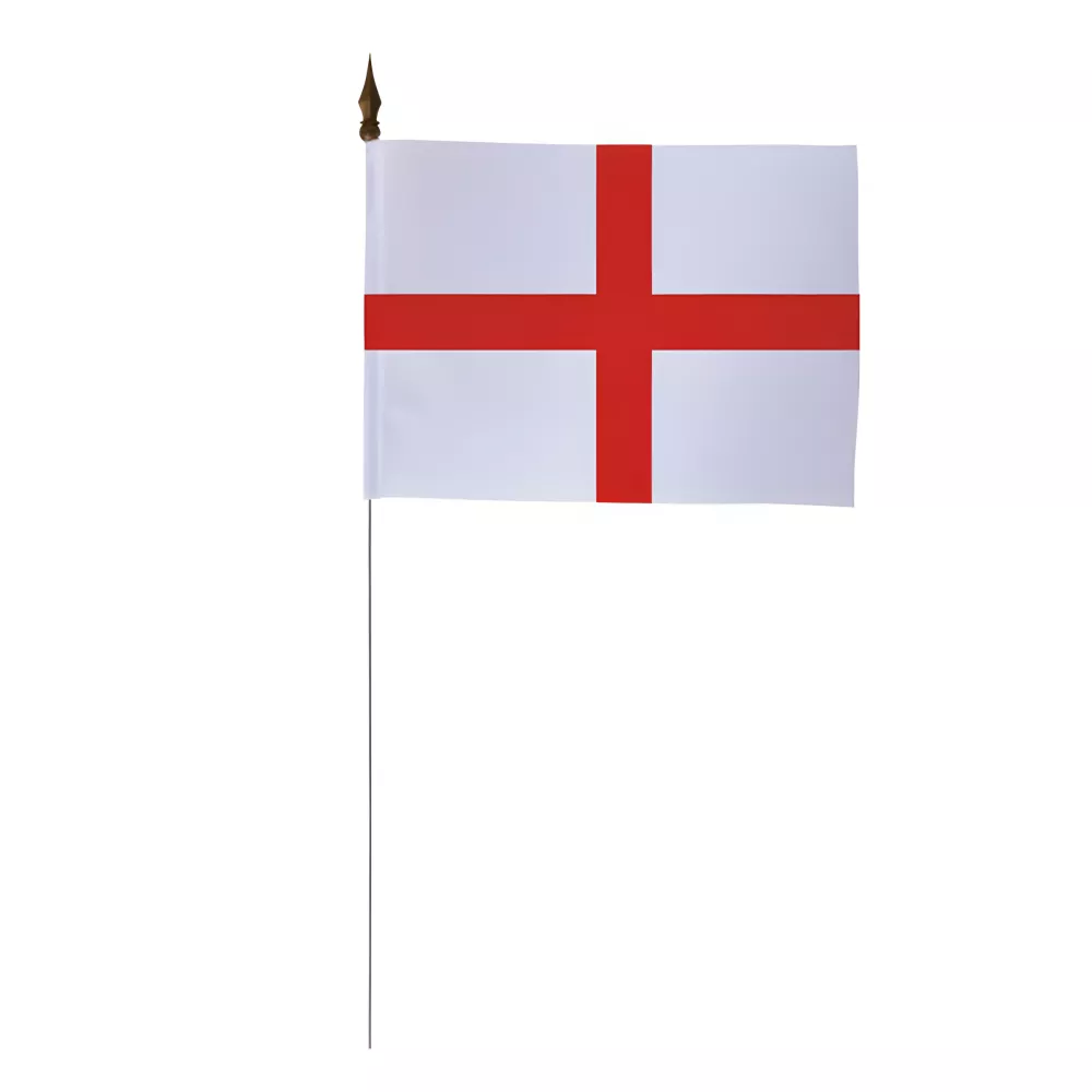 Drapeau de table Angleterre en maille polyester Drapeau de table Angleterre en maille polyester