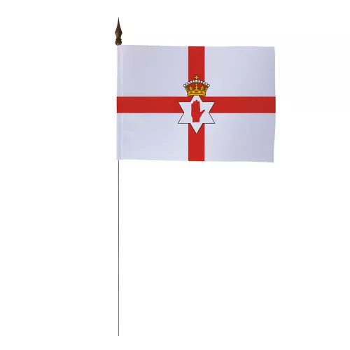 Drapeau de table Irlande du Nord Ulster polyester