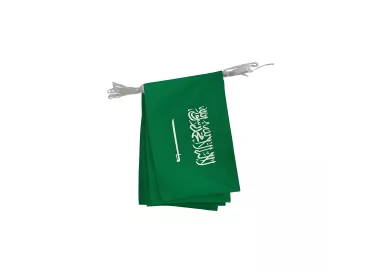 Guirlande Arabie Saoudite en maille polyester 20x30 cm