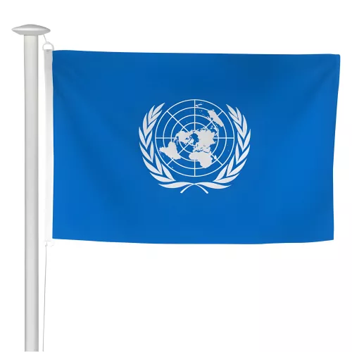 Pavillon de l'ONU en polyester ignifugé