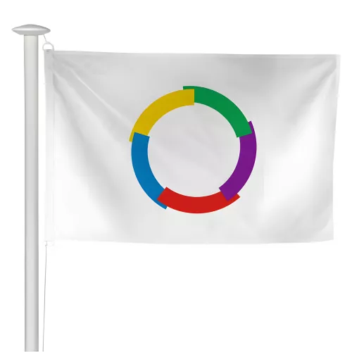 Pavillon de la Francophonie en polyester ignifugé