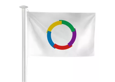 Pavillon de la Francophonie en polyester ignifugé