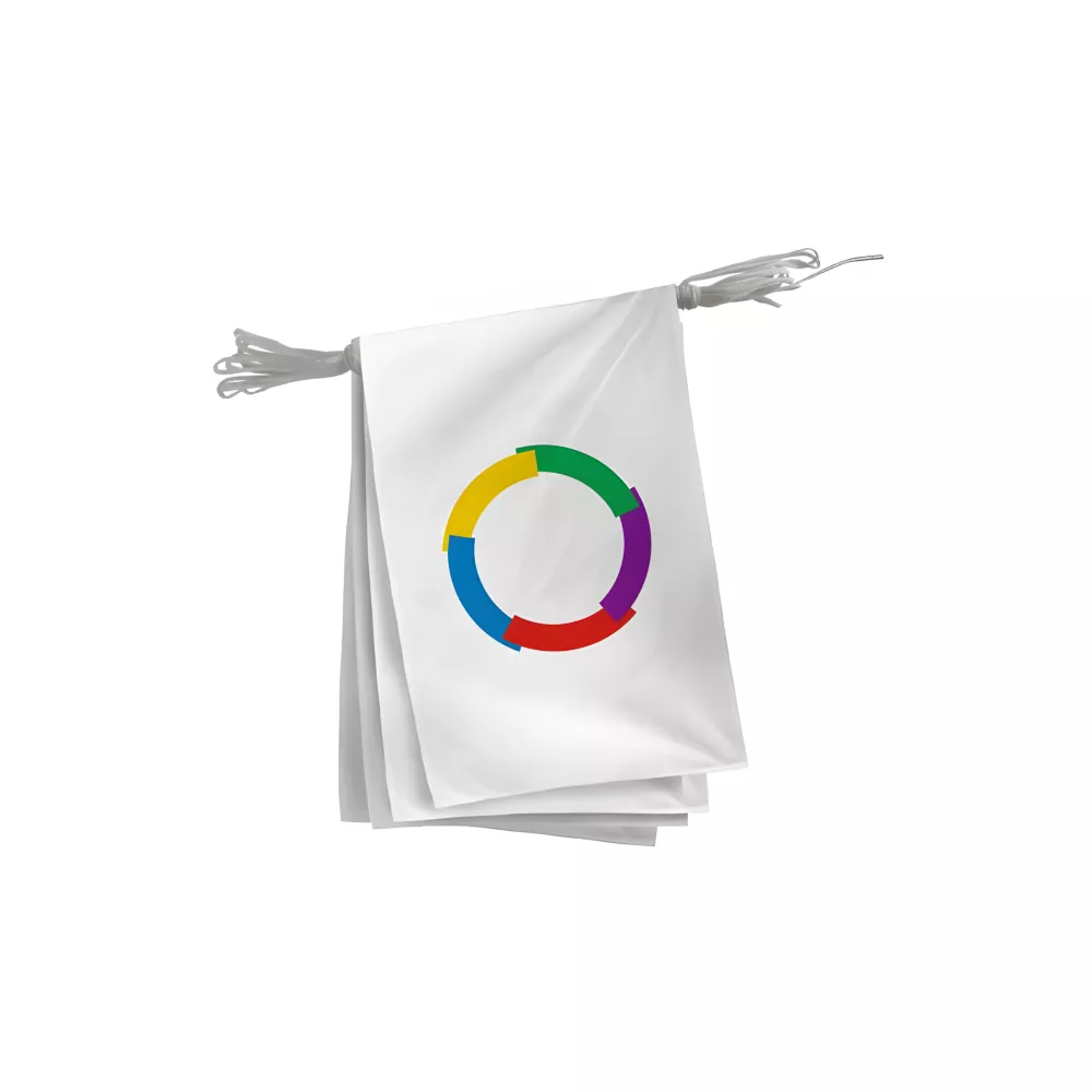 Guirlande de la Francophonie en polyester 20 x 30 cm Guirlande de la Francophonie en polyester 20 x 30 cm