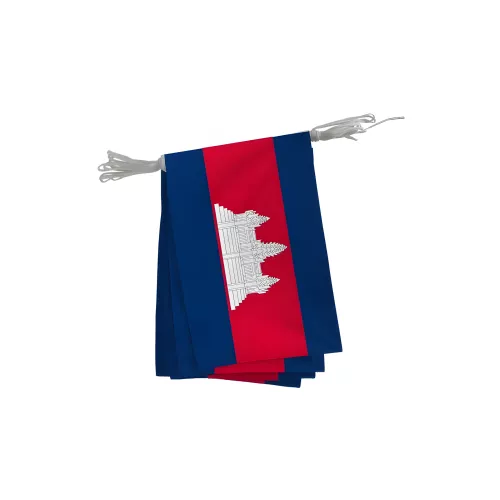 Guirlande Cambodge en maille polyester 115 g/m²