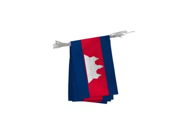 Guirlande Cambodge en maille polyester 115 g/m²