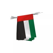 Guirlande Emirats Arabes Unis fanions 20 x 30 cm polyester