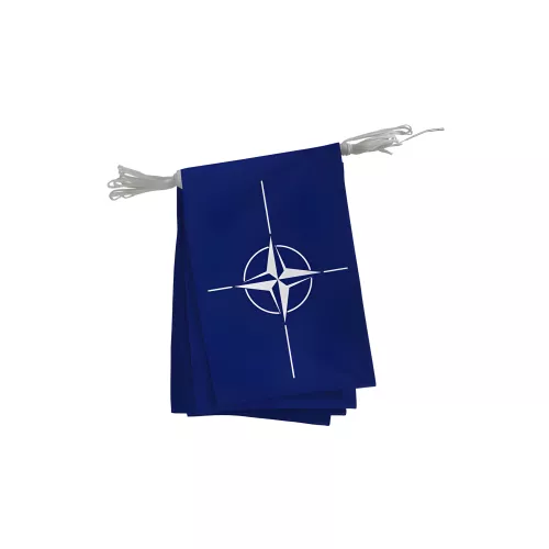 Guirlande de l'OTAN en polyester 20 x 30 cm