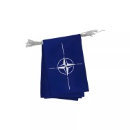 Guirlande de l'OTAN en polyester 20 x 30 cm