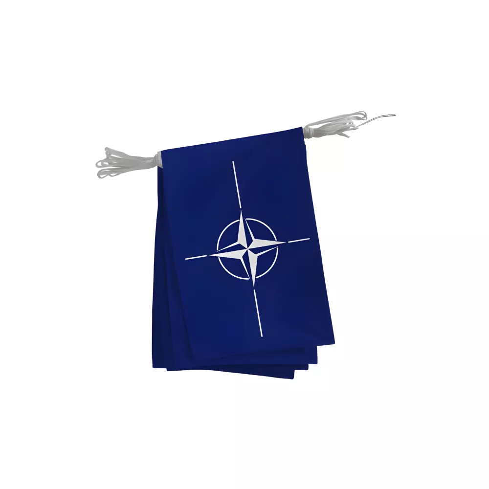 Guirlande de l'OTAN en polyester 20 x 30 cm Guirlande de l'OTAN en polyester 20 x 30 cm