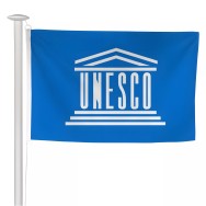 Pavillon de l'UNESCO en polyester ignifugé