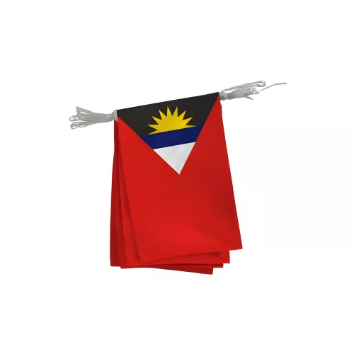 Guirlande Antigua et Barbuda en polyester 20 x 30 cm
