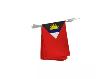 Guirlande Antigua et Barbuda en polyester 20 x 30 cm