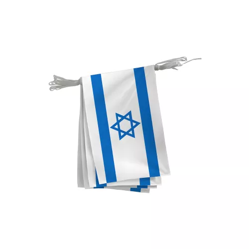 Guirlande Israël en maille polyester 115 g/m²