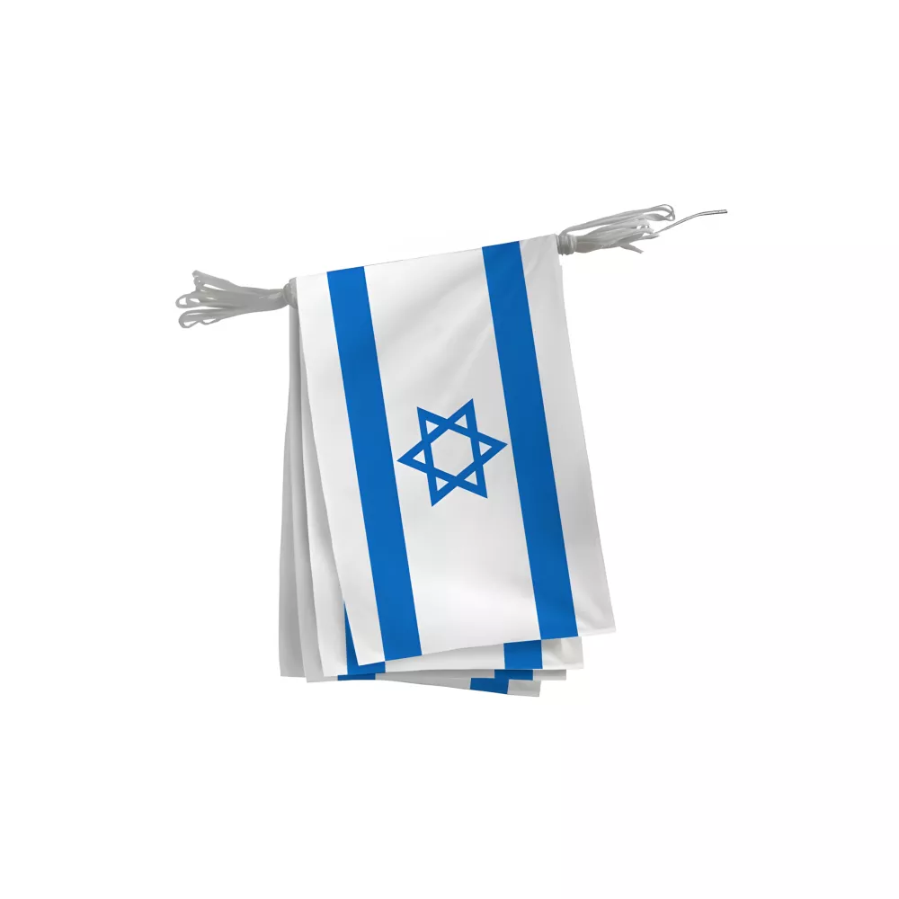 Guirlande Israël en maille polyester 115 g/m² Guirlande Israël en maille polyester 115 g/m²