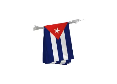 Guirlande de Cuba en maille polyester 20 x 30 cm