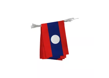 Guirlande Laos en maille polyester 20 x 30 cm