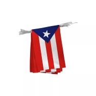 Guirlande Porto Rico en maille polyester 20 x 30 cm