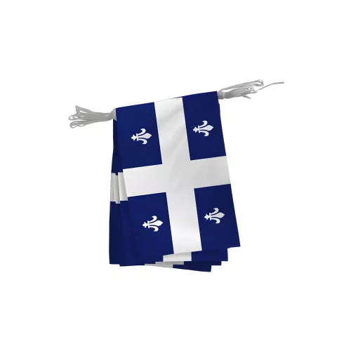 Guirlande Québec en maille polyester 20 x 30 cm