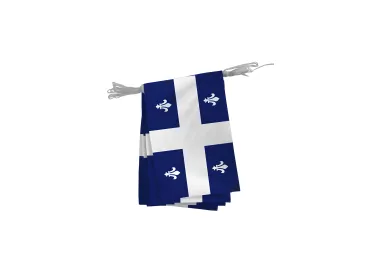 Guirlande Québec en maille polyester 20 x 30 cm