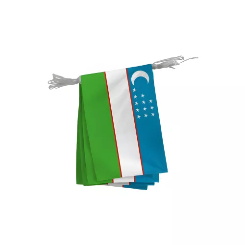 Guirlande Ouzbékistan en maille polyester 115 g/m²