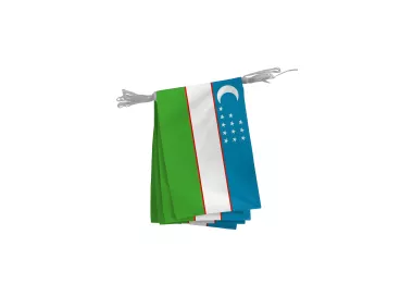 Guirlande Ouzbékistan en maille polyester 115 g/m²