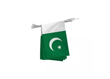 Guirlande Pakistan en maille polyester 20 x 30 cm