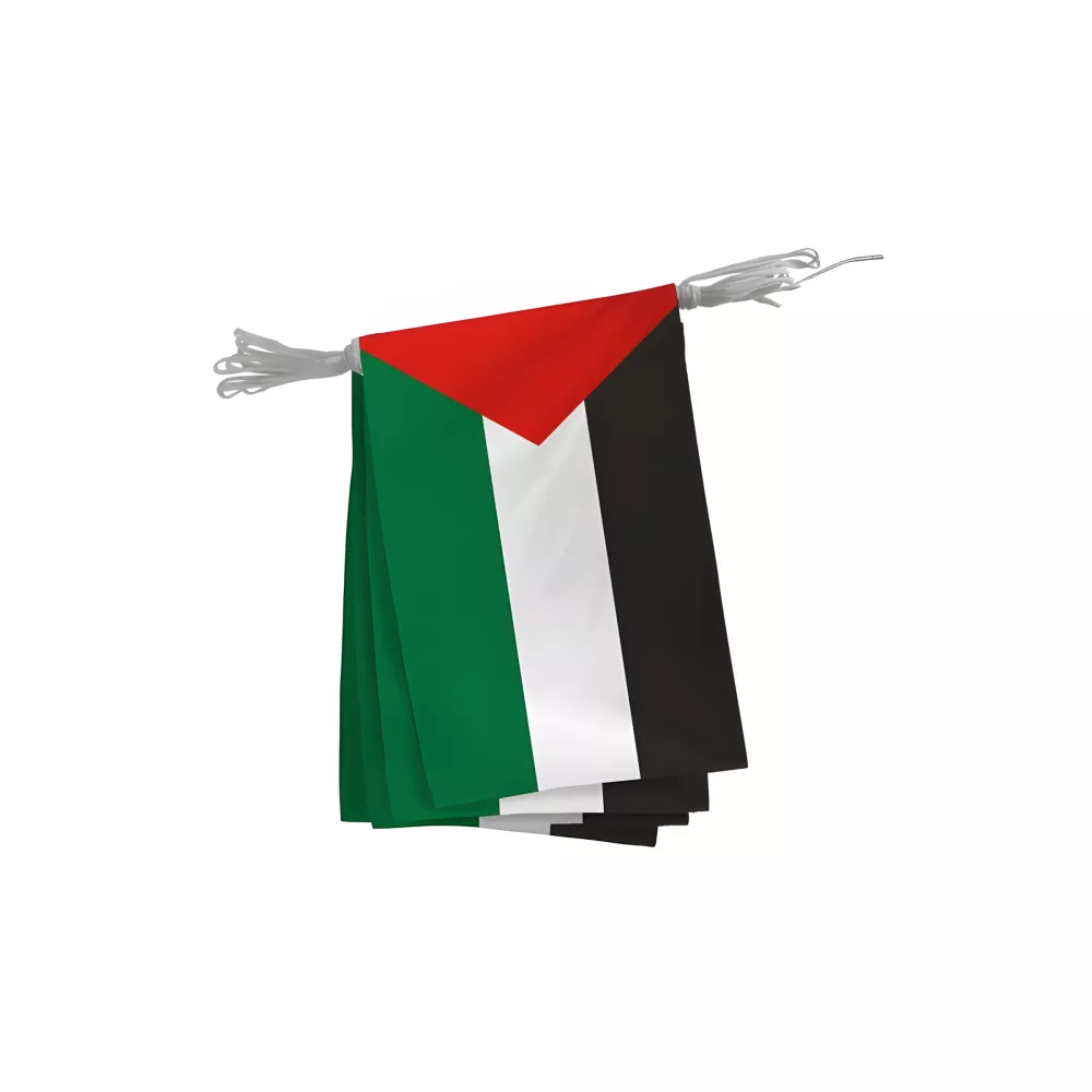 Guirlande Palestine en maille polyester 115 g/m² Guirlande Palestine en maille polyester 115 g/m²