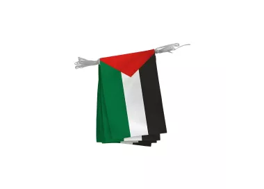 Guirlande Palestine en maille polyester 115 g/m²