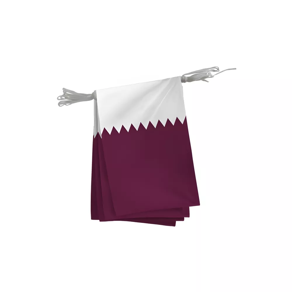 Guirlande du Qatar en maille polyester 115 g/m² Guirlande du Qatar en maille polyester 115 g/m²