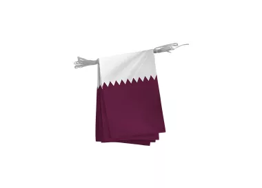 Guirlande du Qatar en maille polyester 115 g/m²